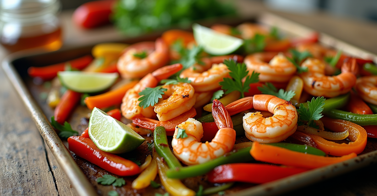 Easy Sheet Pan Shrimp Fajitas for a Quick Weeknight Dinner