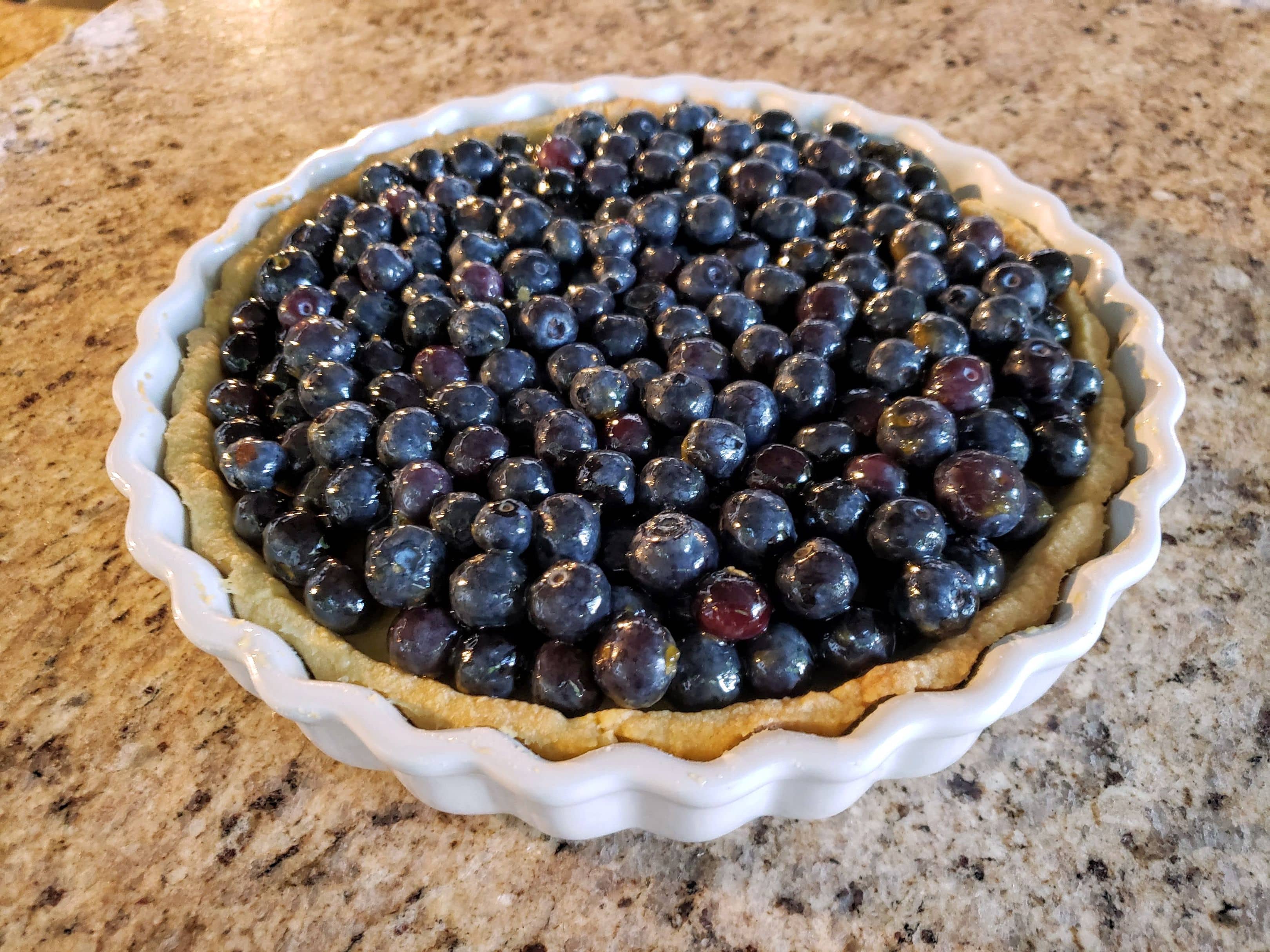 Blueberry tart