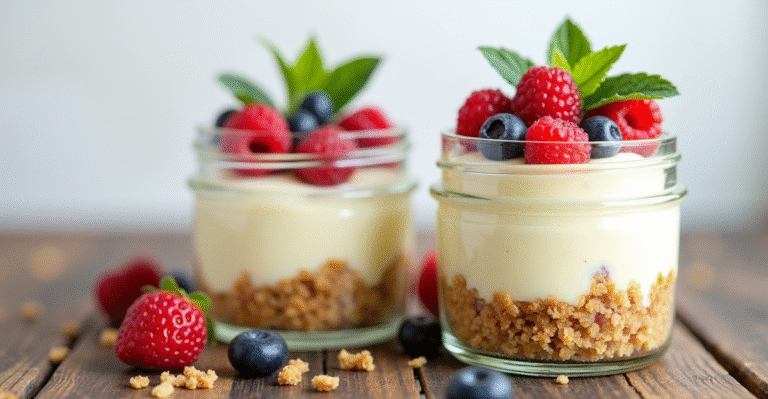 Simple No-Bake Cheesecake Jars