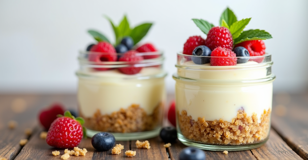 Simple No-Bake Cheesecake Jars