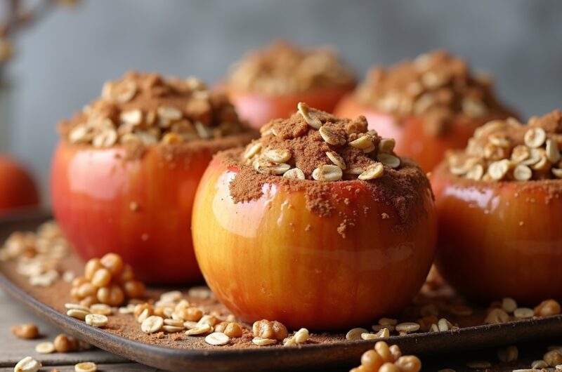 Cinnamon Oat Baked Apples
