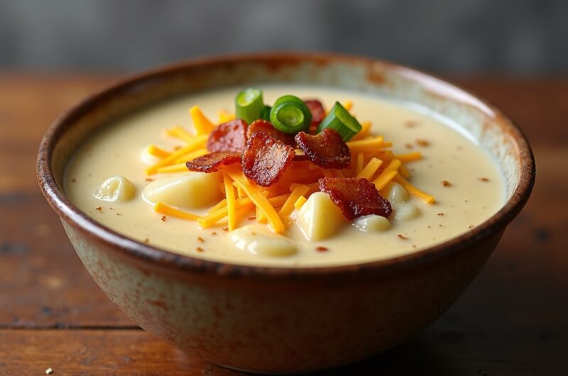 Creamy Loaded Baked Potato Soup Recipe