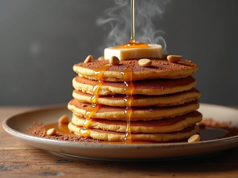 Fluffy Pumpkin Spice Pancakes