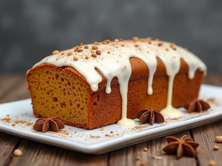 Irresistible Pumpkin Bread with Cream Cheese Glaze