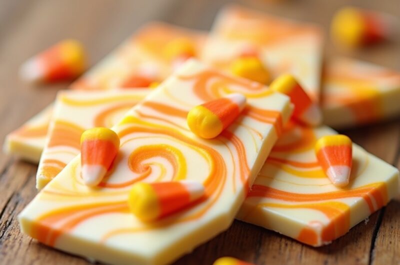 Sweet and Festive Candy Corn Bark
